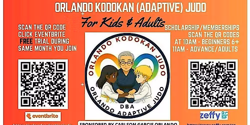 Free Adaptive Judo Saturdays @9:30am Beginners 6+ & 11:30am Advance