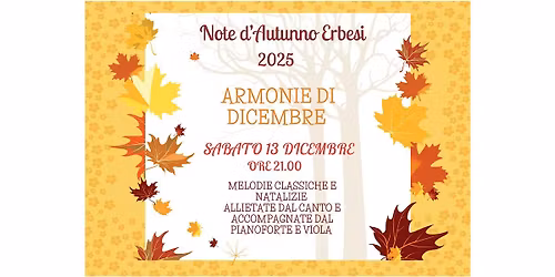 ARMONIE DI DICEMBRE