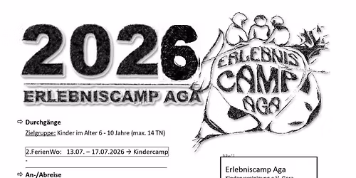 Erlebniscamp Aga 2026