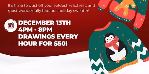 Ugly Sweater Christmas Bingo Party