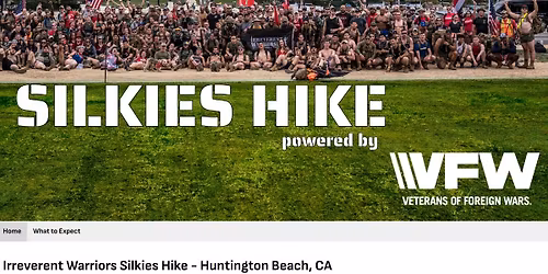 Irreverent Warriors Silkies Hike - Huntington Beach, CA