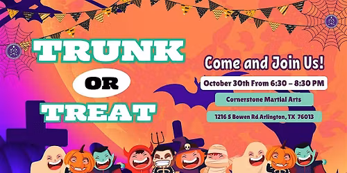 TRUNK OR TREAT - Candy, Fun, Prizes, Family Event!!
