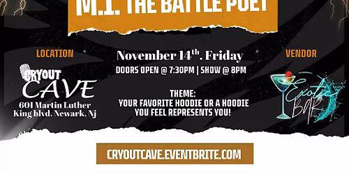 CAVENIGHTS Party + Poetry: (Fav Hoodie Edition) feat. M.I. The Battle Poet