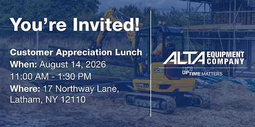 Alta Equipment Company Customer Appreciation Lunch