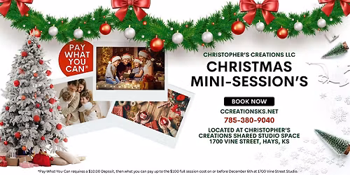 Christmas Mini-Sessions: Pay What You Can