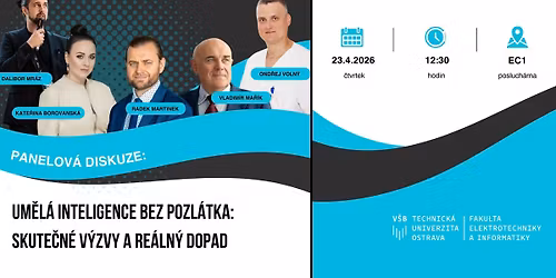 FEI Journal Club: Um\u011bl\u00e1 inteligence bez pozl\u00e1tka \u2013 skute\u010dn\u00e9 v\u00fdzvy a re\u00e1ln\u00fd dopad