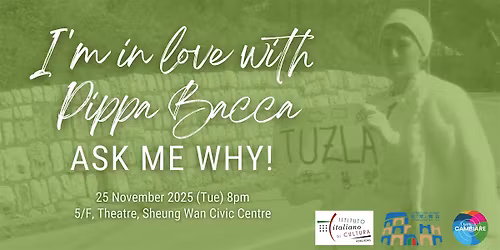 I am in Love with Pippa Bacca, Ask me Why!