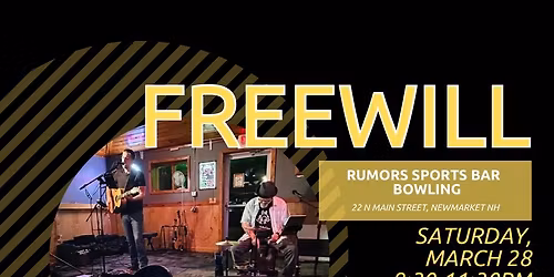 FREEWILL at Rumors Sports Bar & Bowling