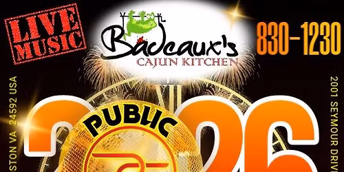 New Years Eve with Public Consumption LIVE@ Badeaux's