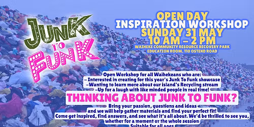 Junk to Funk Inspiration Workshop