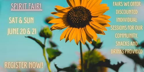 Summer Equinox Spirit Fair!