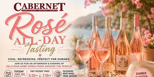 "Rose' All Day" Wine Tasting