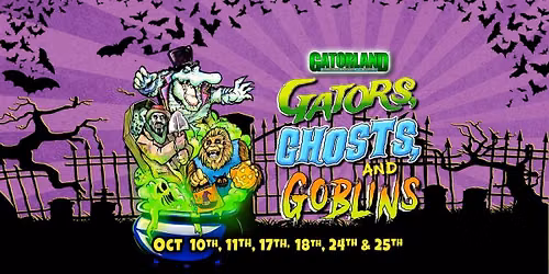 Gatorland\u2019s Gators, Ghosts & Goblins Halloween Fun 2026!