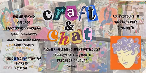 Craft & Chat A Queer Wellbeing Event With Jules