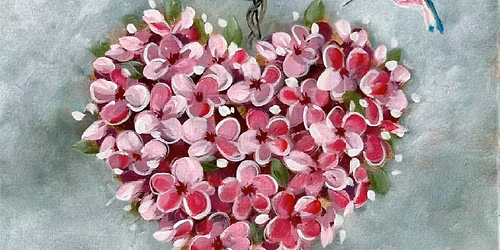 Love Is In The Air Canvas Paint and Sip