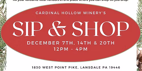 Sip & Shop (Looking for vendors!)