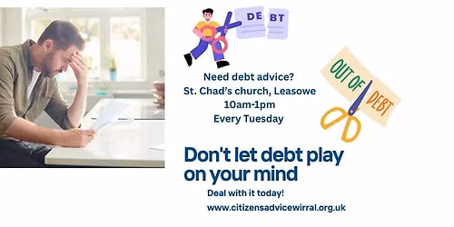 St Chads, Leasowe Walk-up Debt Advice Session