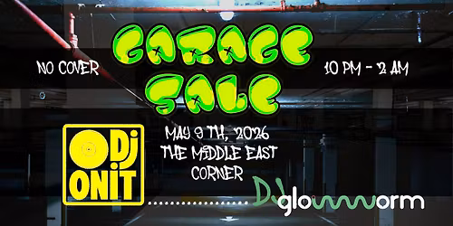 Garage Sale feat. DJ Glowworm and DJ Onit [res. Phibonacci]