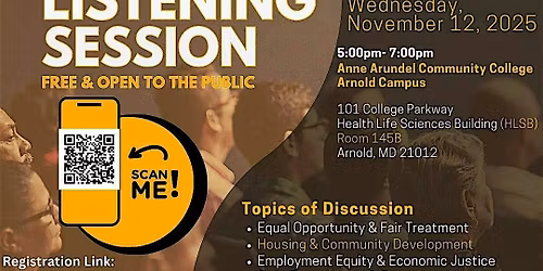 Anne Arundel County Listening Session