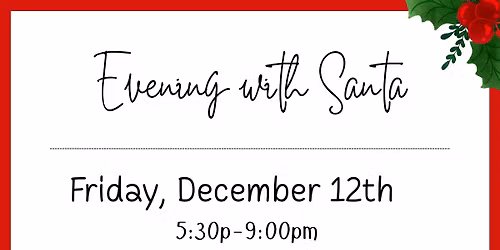 EVENING WITH SANTA at Wild Wonders