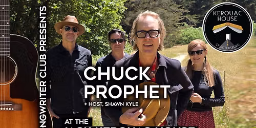 Songwriter Club Presents Chuck Prophet at the Jack Kerouac House St.Pete