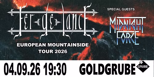 FER DE LANCE + MIDNIGHT FORCE live in der Goldgrube Kassel — Goldgrube Kassel