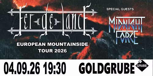 FER DE LANCE + MIDNIGHT FORCE live in der Goldgrube Kassel