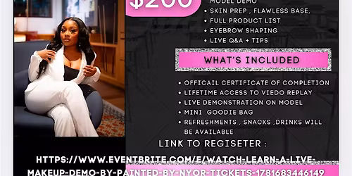 Watch & Learn: A Live Makeup Demo by Painted by Nyor