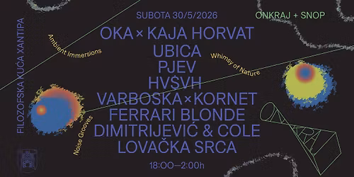 onkraj + snop \/ outdoor-indoor ambient bonanza