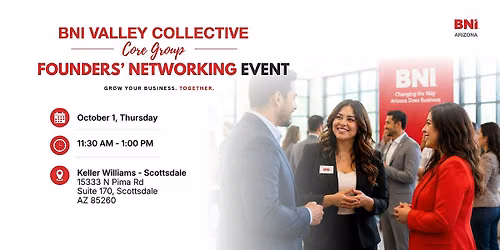 BNI Valley Collective CG Founders' Networking Event