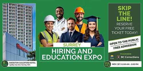FREE Surrey #2 Hiring and Education Expo 2026