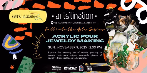 Acrylic Pour Jewelry Making Workshop