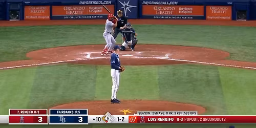 Parking Tampa Bay Rays at Los Angeles Angels