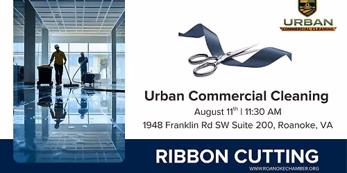 Ribbon Cutting - Urban Commercial Cleaning