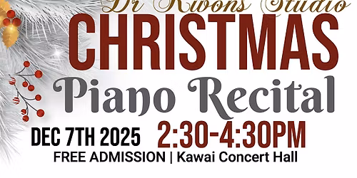 Dr.Kwon's Piano Studio Recital