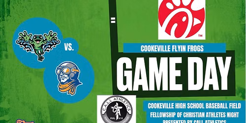 Fellowship of Christian Athletes Night presented by Call Athletics: Test Pilots vs Flyin' Frogs