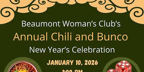 Annual Chili and Bunco New Year's Celebration