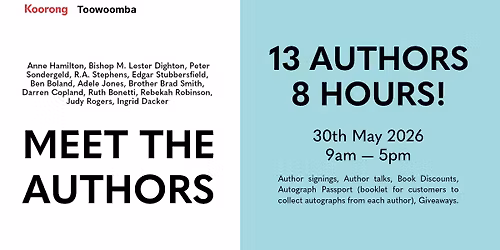 \ud83d\udcda Meet the Authors at Koorong Toowoomba!