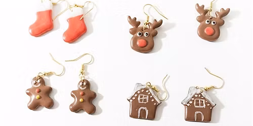 Christmas Polymer Clay Earring Workshop