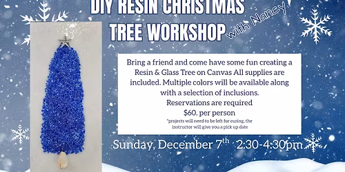 DIY Resin & Glass Tree Workshop with Nancy 12\/7\/25