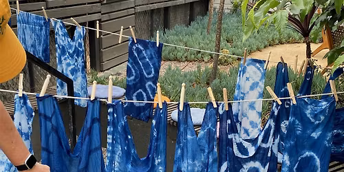 Indigo + Shibori Style Bandana Dyeing Workshop at Alder and Sage