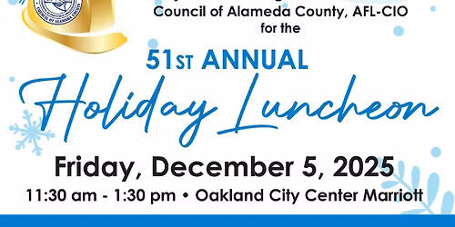 Alameda County's BCTC 51st Annual Holiday Luncheon