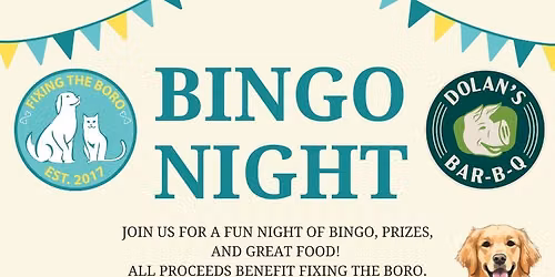 August Bingo at Dolans BBQ