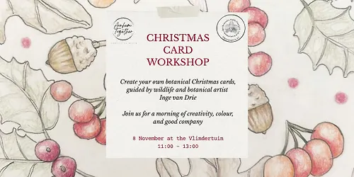 Christmas Card Workshop with Inge van Drie