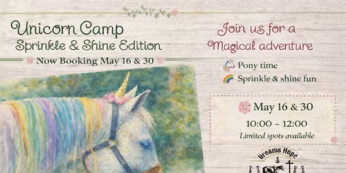 Unicorn Experience Sprinkle and Shine Edition - May 16 or May 30