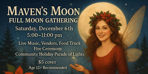 Full moon gathering and vendor pop up 
