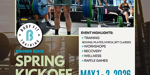 BFT Redondo Beach Spring Kickoff: \u201cNew Season, New Goals\u201d