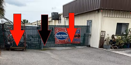 Decades Reclaimed Vintage Depots BIG Parking Lot Garage Sale