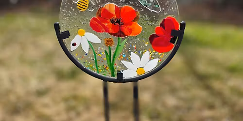 Fused Glass Garden Art Stake Class