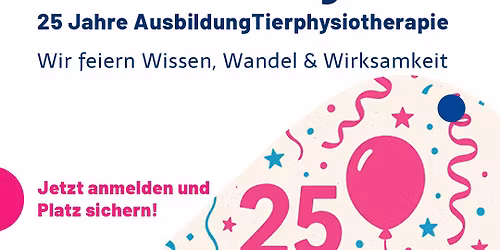 Jubil\u00e4umskongress - 25 Jahre Ausbildung Tierphysiotherapie